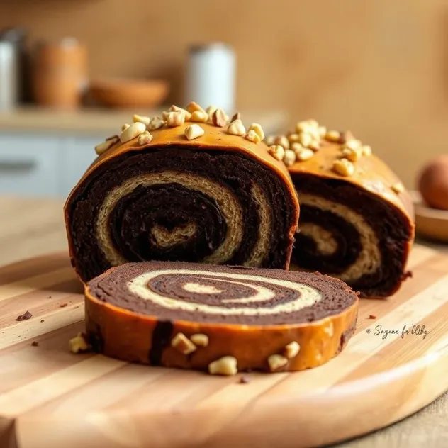 Chocolate Hazelnut Swirl Bread