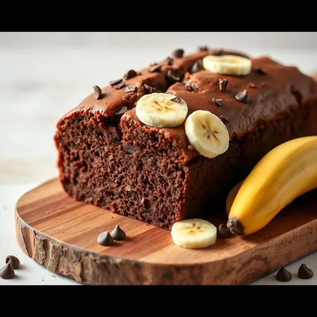 Double Chocolate Banana Bread