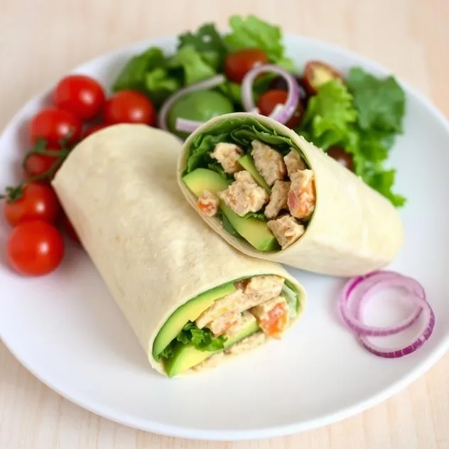 Tuna and Avocado Wrap Recipe