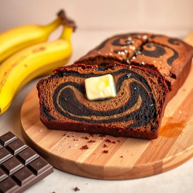 Chocolate Marble Banana Bread