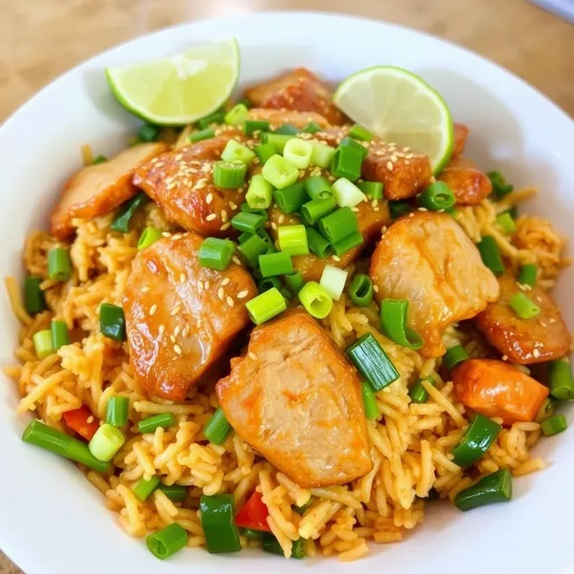 Spicy Pork Fried Rice