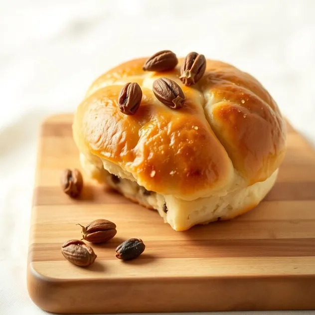 Soft Cardamom Raisin Buns