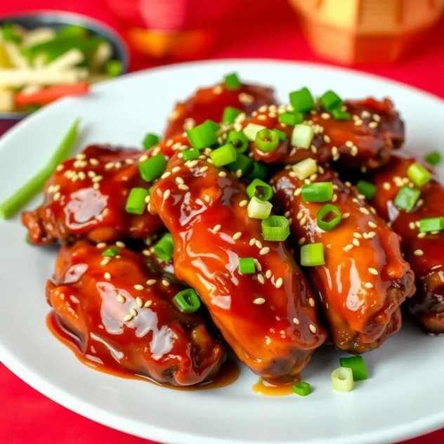 Chinese BBQ Chicken Wings