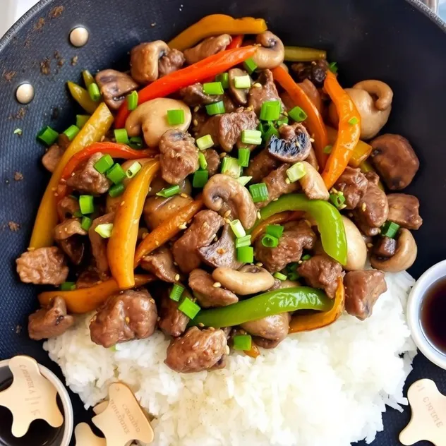 Beef and Mushroom Stir-Fry