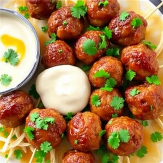 Spicy Honey Garlic Meatballs Recipe