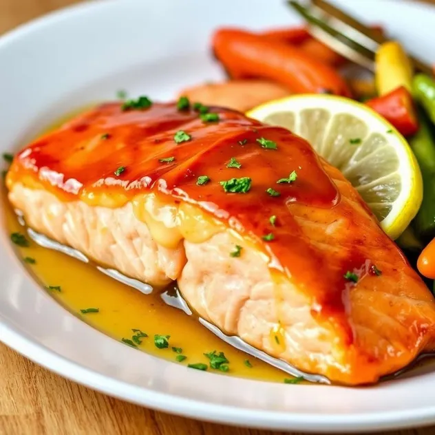 Honey Garlic Glazed Salmon