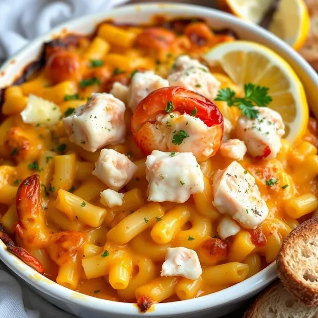 Baked Lobster Mac and Cheese