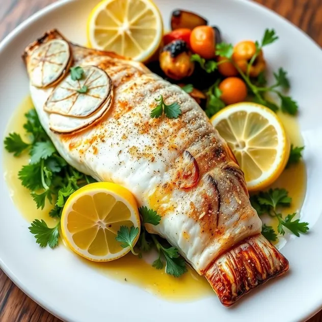 Lemon Butter Baked Barramundi