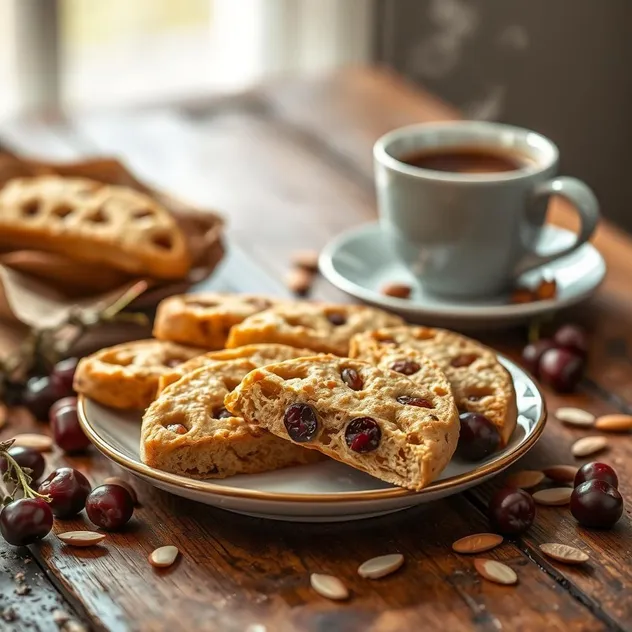 Cherry Almond Biscotti