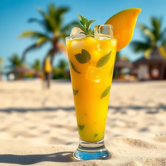 Tropical Mango Mint Cooler