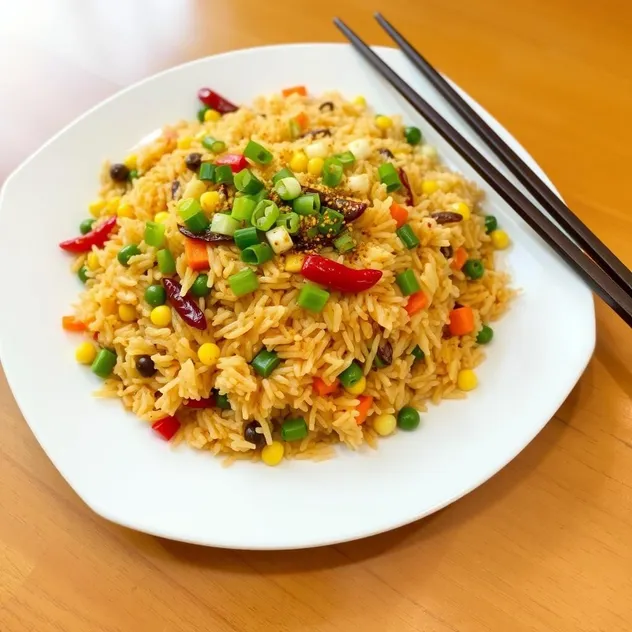 Chili Garlic Fried Rice Recipe