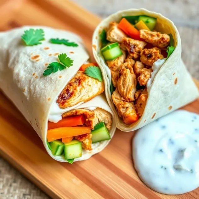 Chicken Tikka Wrap Recipe