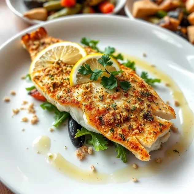 Baked Haddock with Herb Crust