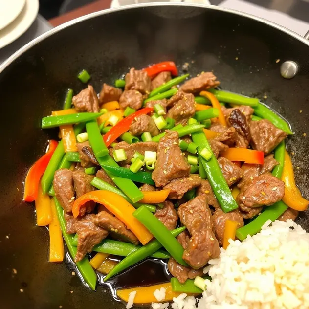 Stir-Fried Beef with Bell Peppers