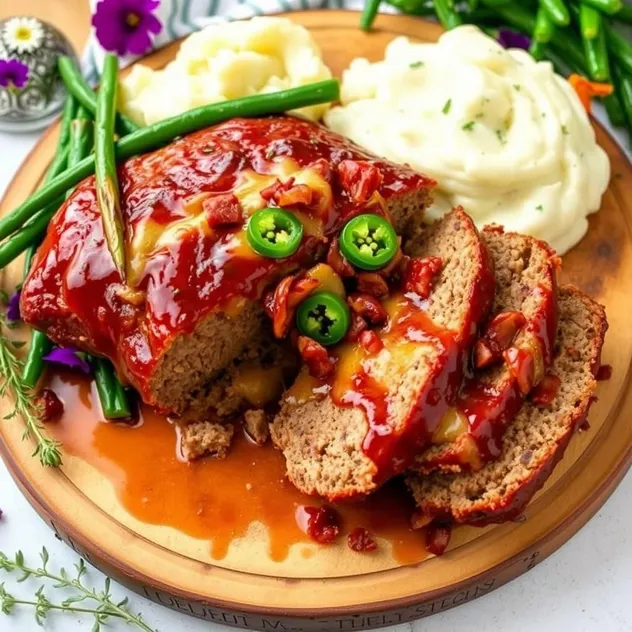 Jalapeño-Glazed Meatloaf