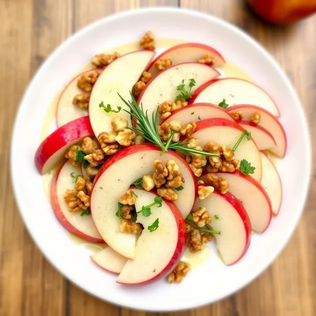 Healthy Apple and Walnut Salad