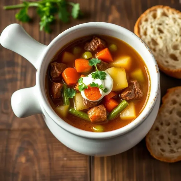 Irish Beef and Vegetable Soup