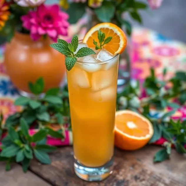 Iced Orange Blossom Tea