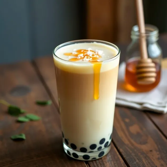 Creamy Boba Milk Tea