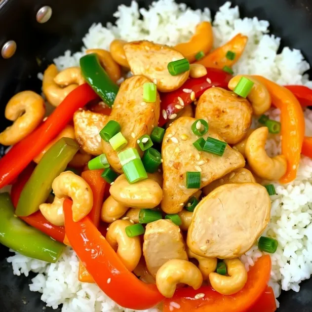 Stir-Fried Chicken with Cashew Nuts