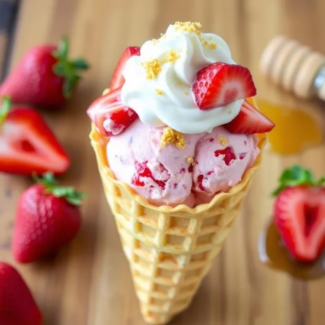 Strawberry Cheesecake Ice Cream