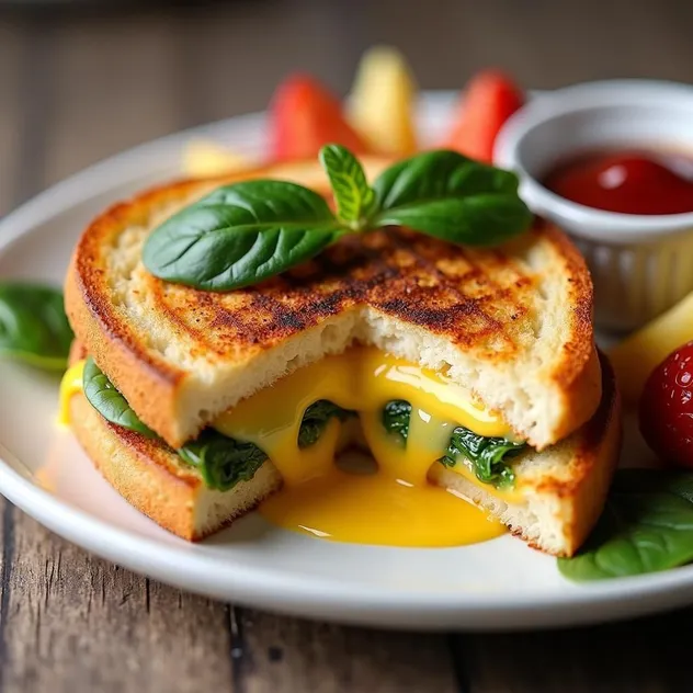 Crispy Panini Breakfast Melt