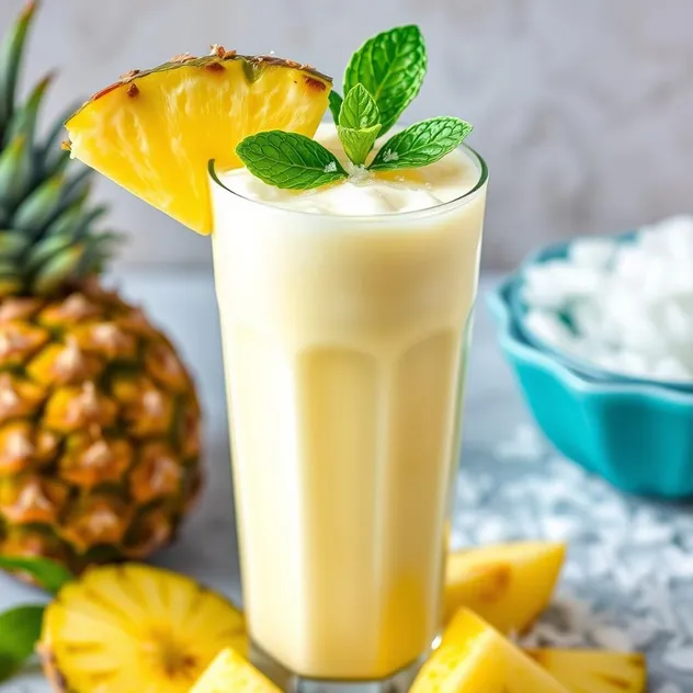 Pineapple Coconut Cream Soda