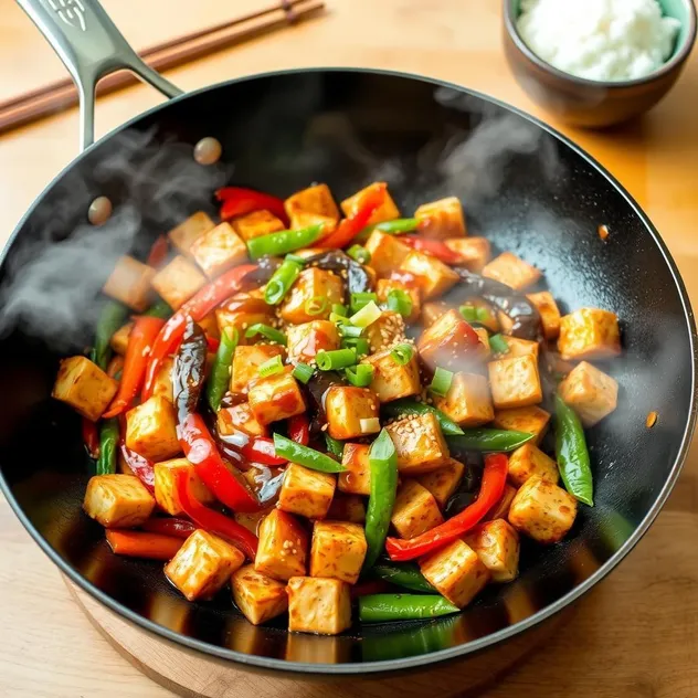 Spicy Tofu Stir-Fry