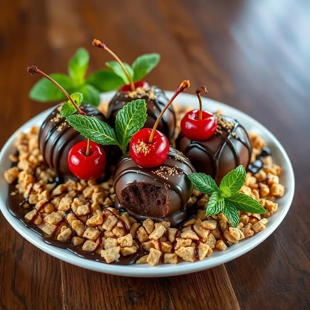 Chocolate Cherry Bombs