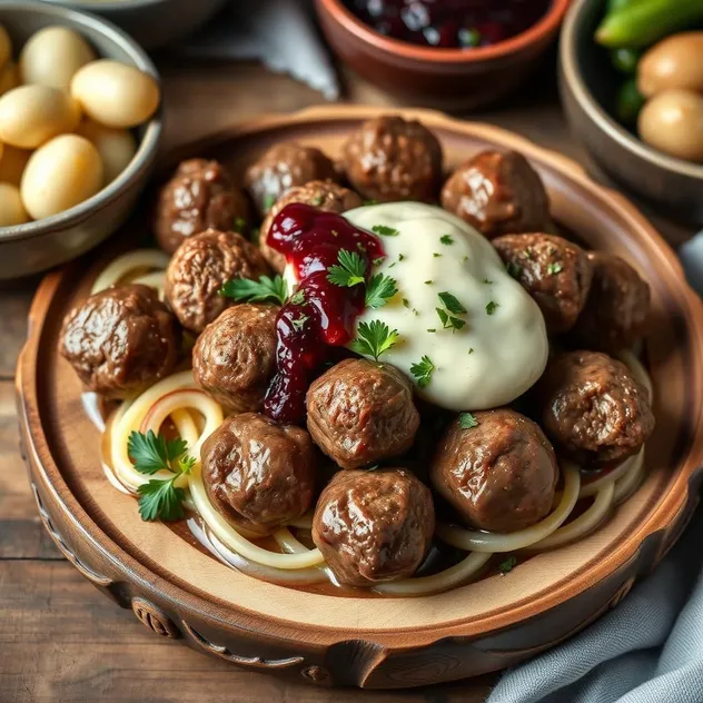 Swedish Meatballs Köttbullar