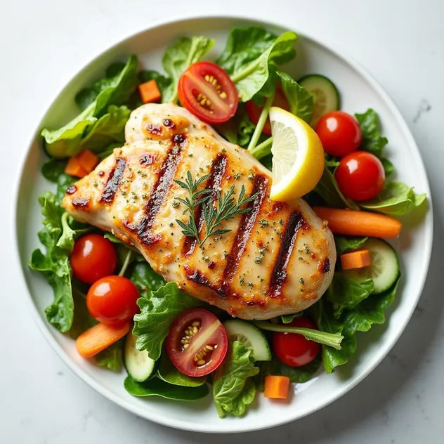 Healthy Grilled Chicken Salad