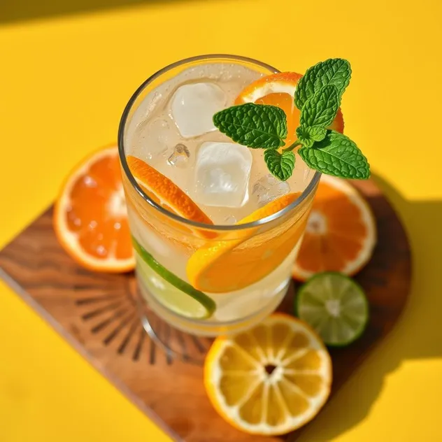 Iced Citrus Mint Spritzer