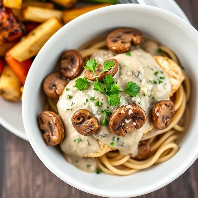 Keto Creamy Mushroom Chicken