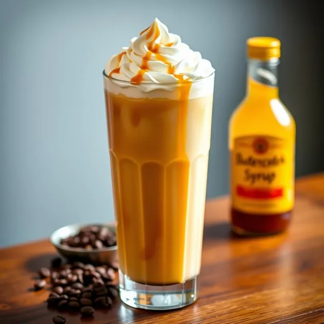 Butterscotch Iced Latte