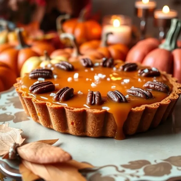 Sweet Potato and Caramel Tart