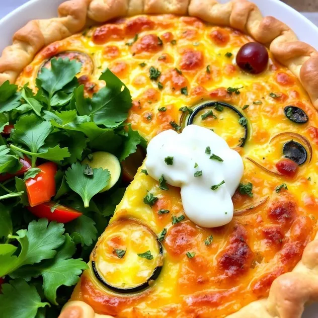 Savory Vegetable Quiche