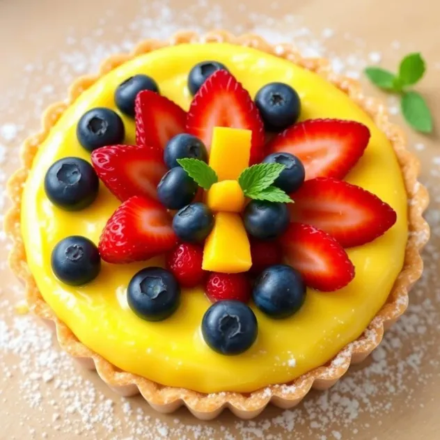 Mango Mousse Tart