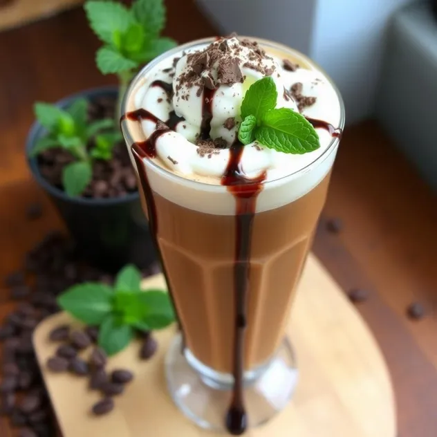 Mocha Mint Iced Coffee