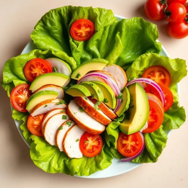 High-Protein Turkey Lettuce Wraps