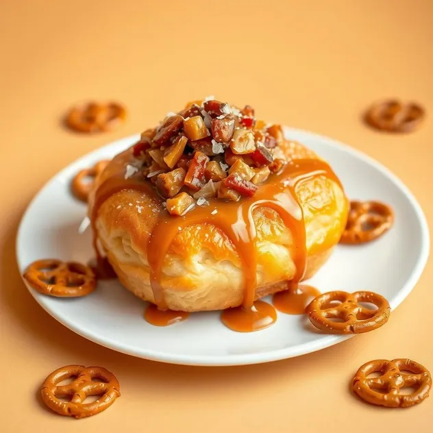 Salted Caramel Pretzel Pastry