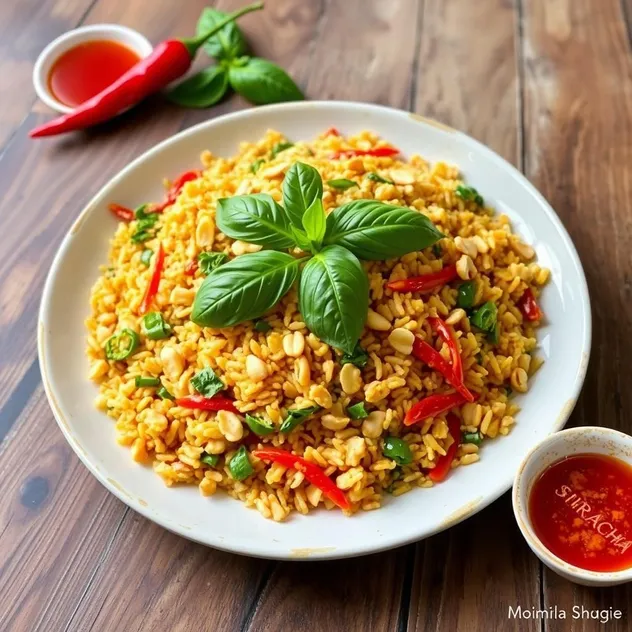 Spicy Thai Basil Fried Rice