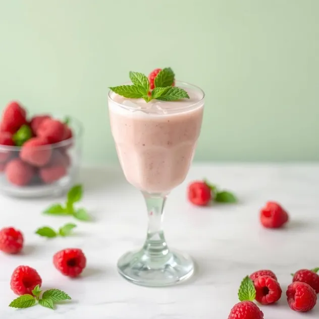 Raspberry Mint Smoothie