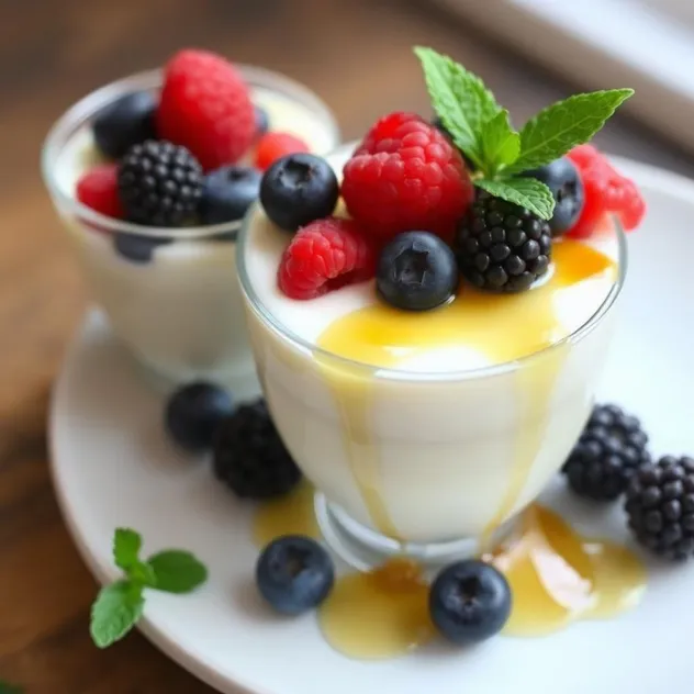 Honey Vanilla Panna Cotta