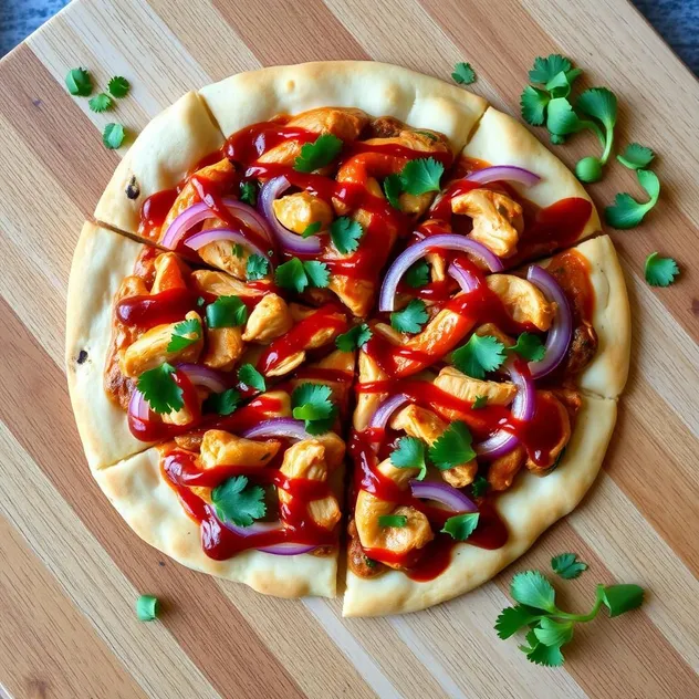 Chipotle BBQ Chicken Pizza