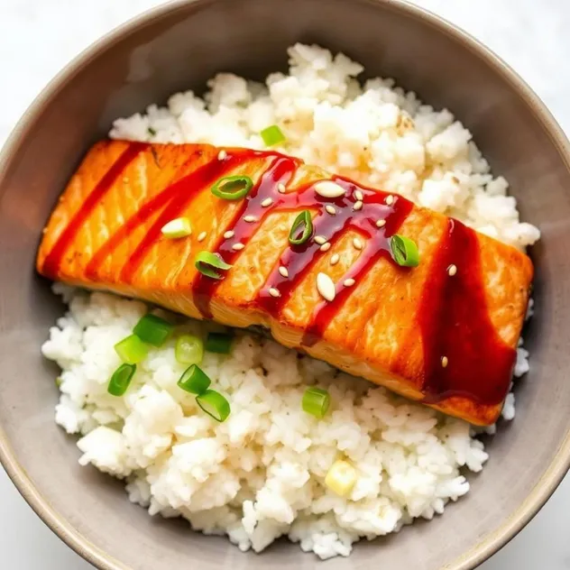 Teriyaki Salmon Rice Bowl