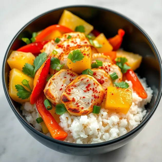 Spicy Pineapple Chicken Stir-Fry