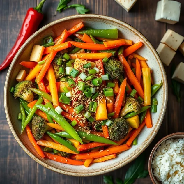 Firecracker Spicy Vegetable Stir-Fry