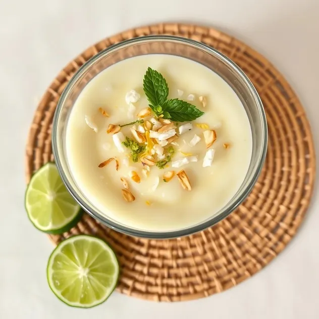 Coconut Lime Rice Pudding