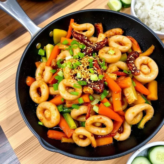 Ojinguh Bokkeume Stir-Fried Squid