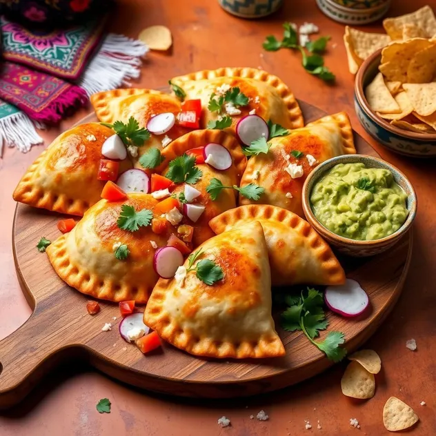 Spicy Mexican Chicken Empanadas